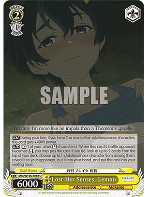 Lost Her Senses, Lemon - MKI/W126-E018 U - Uncommon