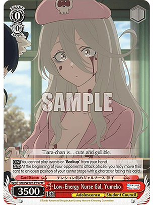 Low-Energy Nurse Gal, Yumeko - MKI/W126-E057 R - Rare