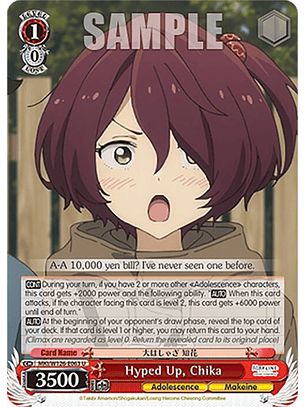 Hyped Up, Chika - MKI/W126-E063 U - Uncommon