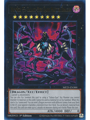 Number 95: Galaxy-Eyes Dark Matter Dragon - MP25-EN300 - Ultra Rare