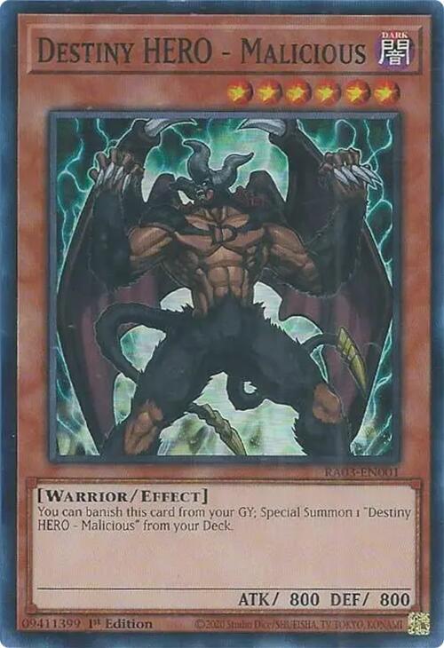 Destiny HERO - Malicious - RA03-EN001  1