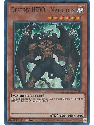 Destiny HERO - Malicious - RA03-EN001 