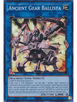 Ancient Gear Ballista - RA03-EN046
