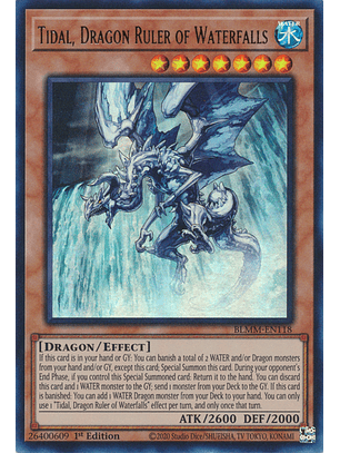 Tidal, Dragon Ruler of Waterfalls - BLMM-EN118 - Ultra Rare 