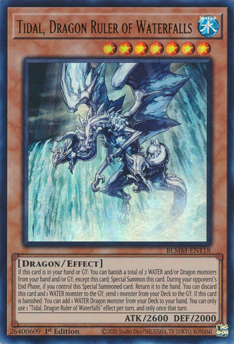 Tidal, Dragon Ruler of Waterfalls - BLMM-EN118 - Ultra Rare 