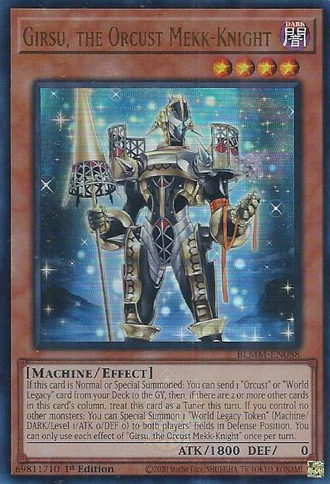 Girsu, the Orcust Mekk-Knight - BLMM-EN088 - Ultra Rare 