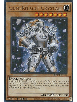 Gem-Knight Crystal - BLMM-EN100 - Ultra Rare 