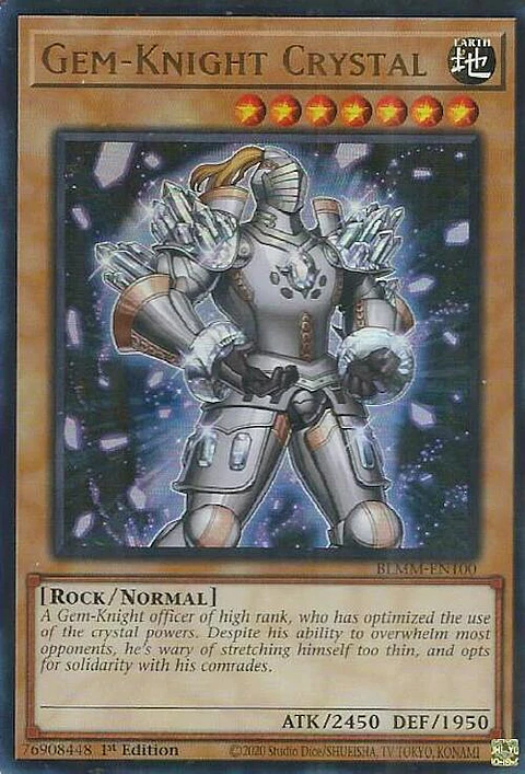 Gem-Knight Crystal - BLMM-EN100 - Ultra Rare 