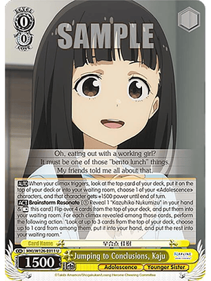 Jumping to Conclusions, Kaju - MKI/W126-E011 U - Uncommon