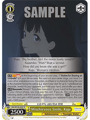 Mischievous Smile, Kaju - MKI/W126-E007 R - Rare