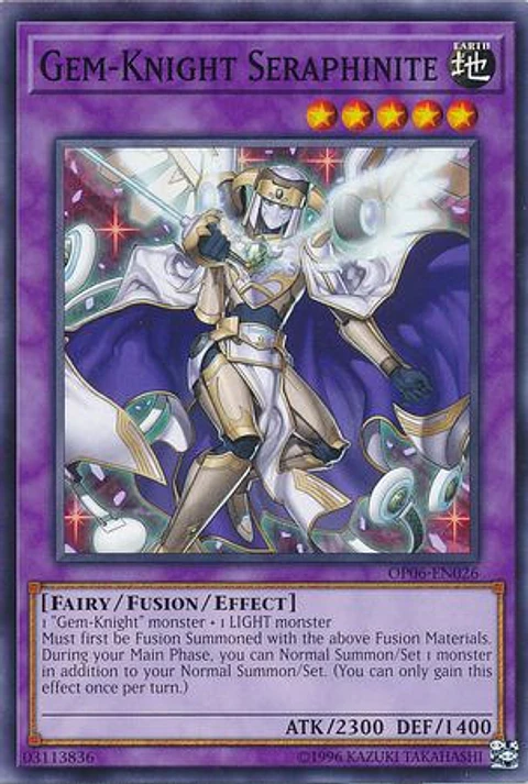 Gem-Knight Seraphinite - OP06-EN026 - Common
