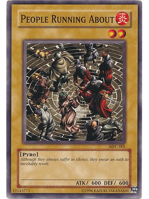 People Running About - MFC-001 - Common