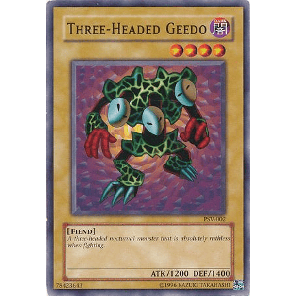 Three-Headed Geedo - PSV-002 - Common