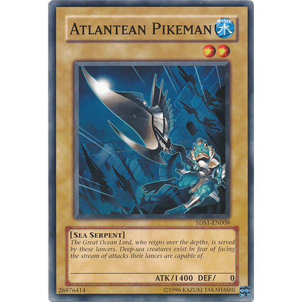 Atlantean Pikeman - 5DS1-EN009 - Common
