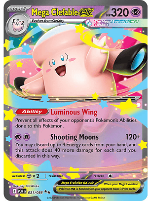 Mega Clefable ex - 031/088 - Double Rare - POR