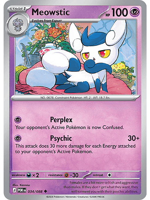 Meowstic - 034/088 - Uncommon - POR