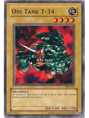 Oni Tank T-34 - PSV-059 - Common