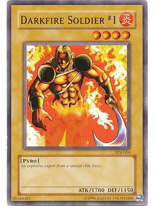 Darkfire Soldier #1 - SDJ-010 - Common 