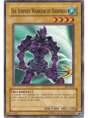 Sea Serpent Warrior of Darkness - IOC-059 - Common