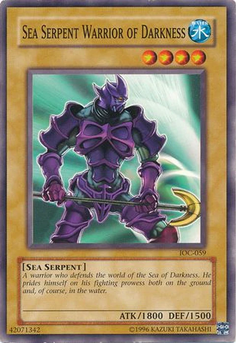 Sea Serpent Warrior of Darkness - IOC-059 - Common