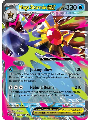 Starmie ex - 021/088 - POR