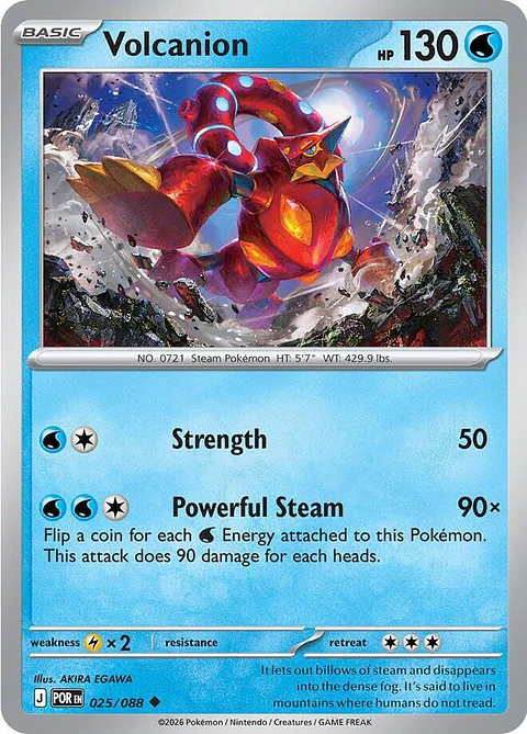 Volcanion - 025/088 - POR