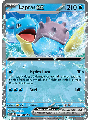 Lapras ex - 022/088 - POR