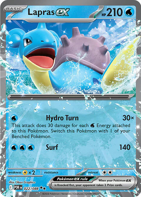 Lapras ex - 022/088 - POR