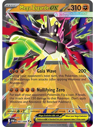 Mega Zygarde ex - 047/088 - POR