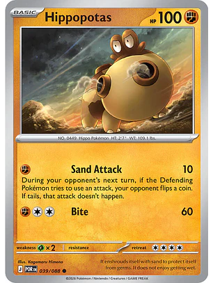 Hippopotas - 039/088 - POR