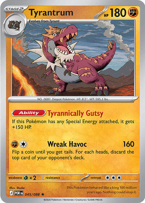 Tyrantrum - 045/088 - POR