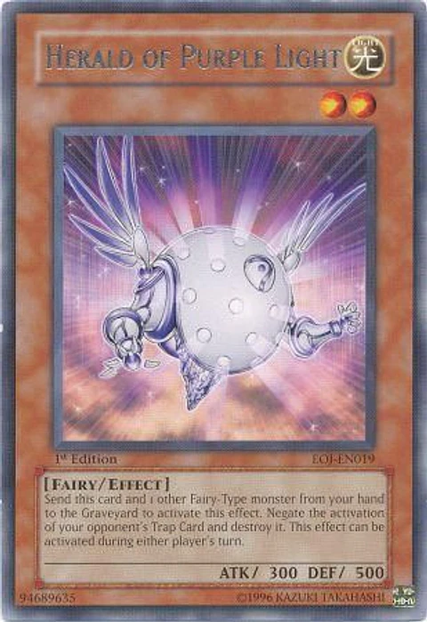 Herald of Purple Light - EOJ-EN019 - Rare 