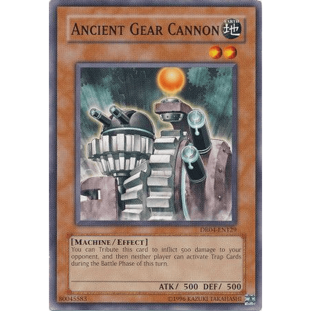 Ancient Gear Cannon - DR04-EN129 - Common
