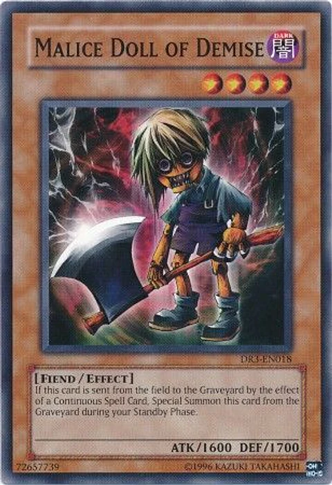 Malice Doll of Demise - DR3-EN018 - Common