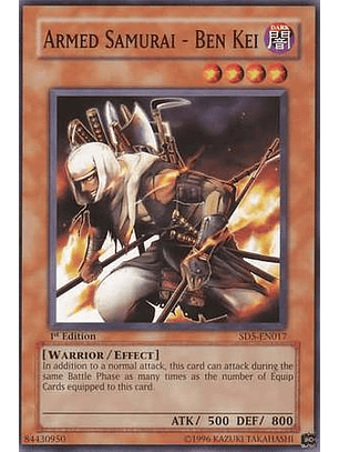 Armed Samurai - Ben Kei - SD5-EN017 - Common