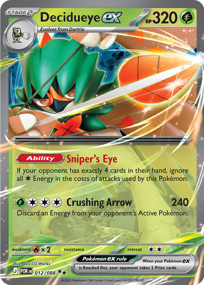 Decidueye ex - 012/088 - POR 1