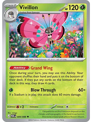 Vivillon - 009/088 - POR