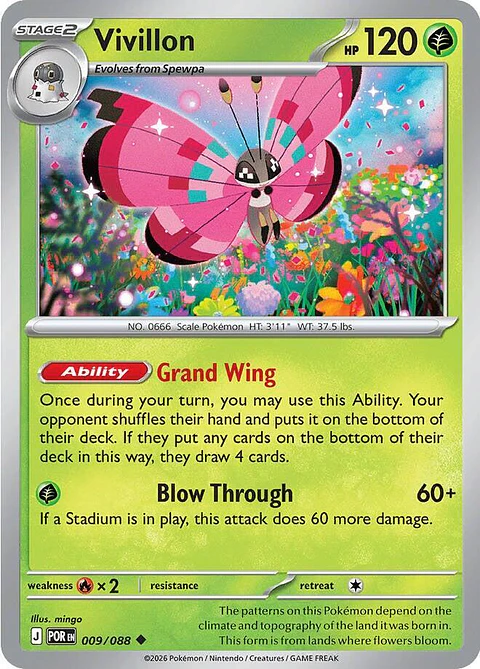 Vivillon - 009/088 - POR