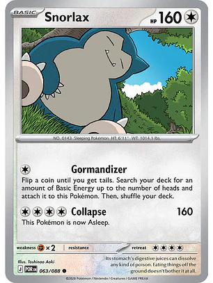 Snorlax - 063/088 - POR