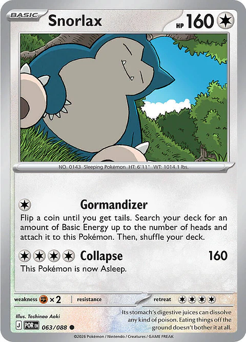Snorlax - 063/088 - POR