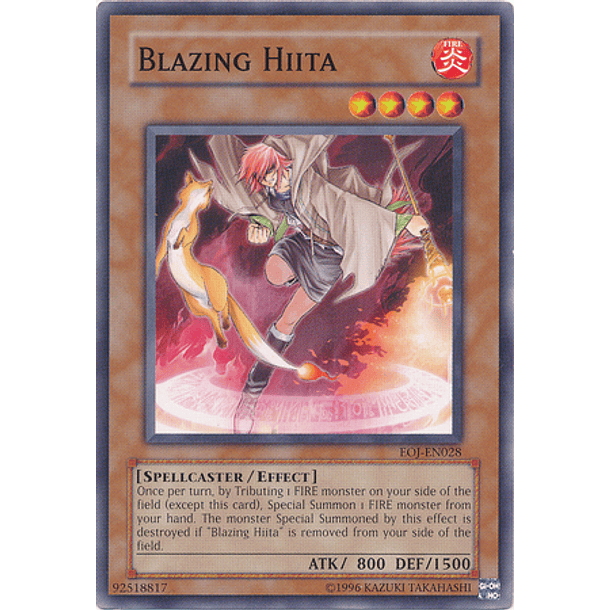Blazing Hiita - EOJ-EN028 - Common