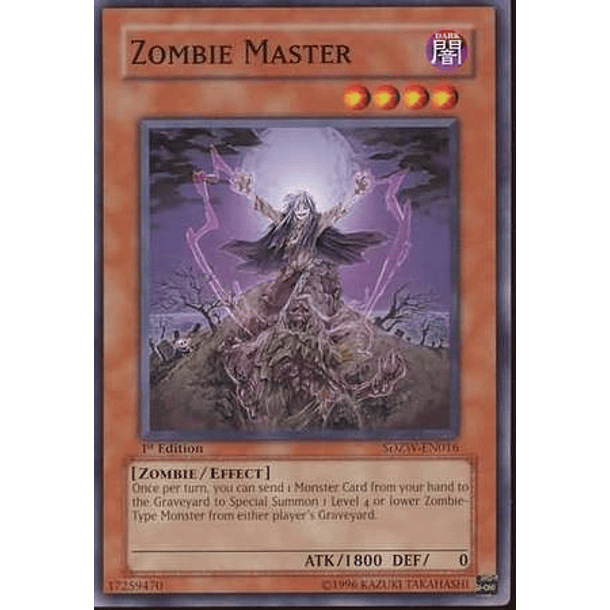 Zombie Master - SDZW-EN016 - Common