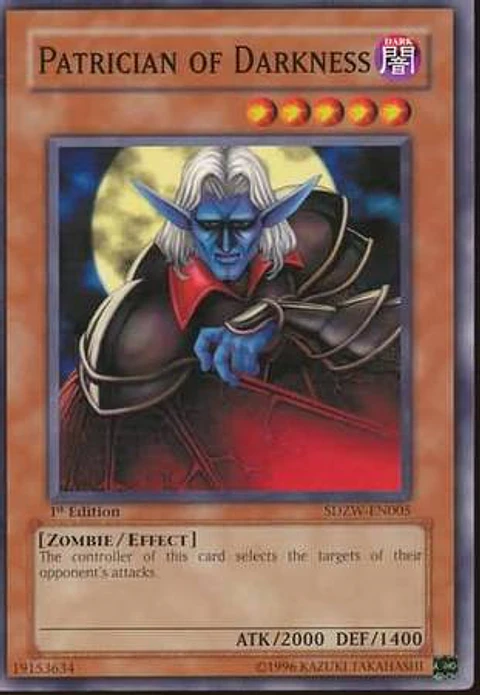 Patrician of Darkness - SDZW-EN005 - Common