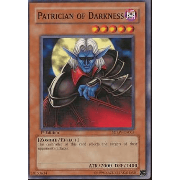 Patrician of Darkness - SDZW-EN005 - Common