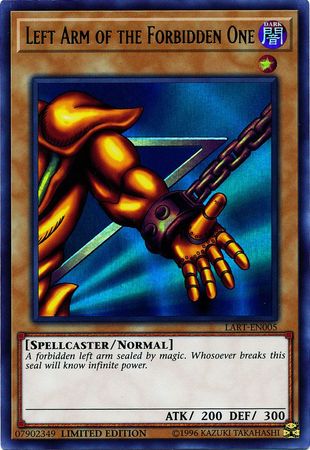  Left Arm of the Forbidden One - LART-EN005 - Ultra Rare (Español) gratis en pedidos mayores a 600 1