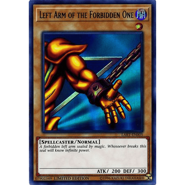  Left Arm of the Forbidden One - LART-EN005 - Ultra Rare (Español) gratis en pedidos mayores a 600