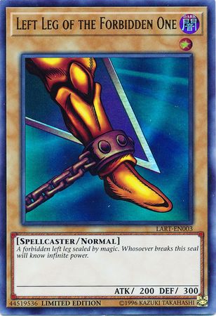 Left Leg of the Forbidden One - LART-EN003 - Ultra Rare (Español) gratis en pedidos mayores a 600 1