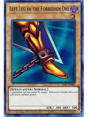 Left Leg of the Forbidden One - LART-EN003 - Ultra Rare (Español) gratis en pedidos mayores a 600