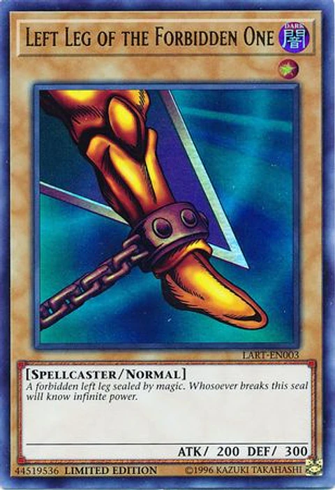 Left Leg of the Forbidden One - LART-EN003 - Ultra Rare (Español) gratis en pedidos mayores a 600