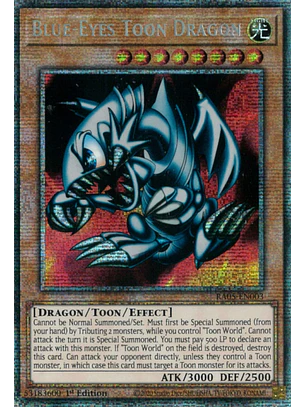 Blue-Eyes Toon Dragon - RA05-EN003 - Starlight Rare